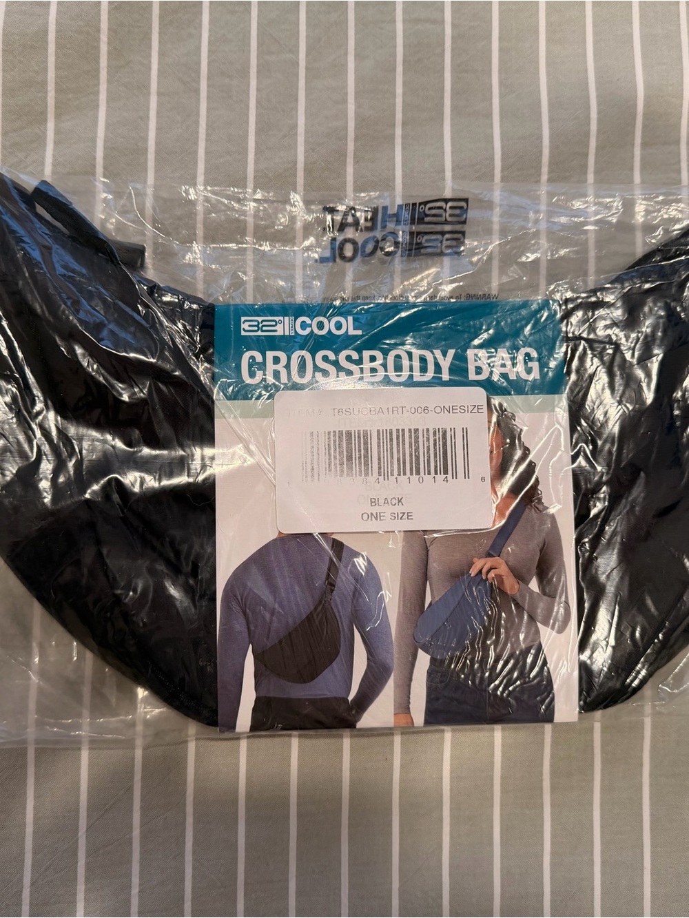 32 Degrees Cool Crossbody Bag - Black